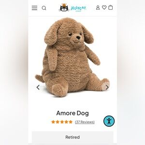 Jellycat Amore Dog